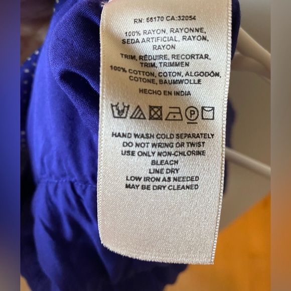 Anthropologie Ruffle Polka Dot Wide Leg Jumpsuit - Picture 2 of 2